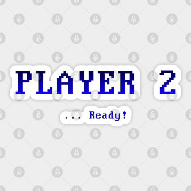 Player 2 Sticker by Luna-Cooper